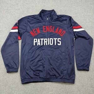 New England Patriots Jacket Mens XL Blue NFL Football G-III Track Full Zip